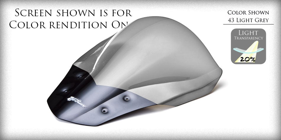Zero Gravity Windscreen - Yamaha FJ-09 Special Color "43" Lt. Grey Tint 15-16