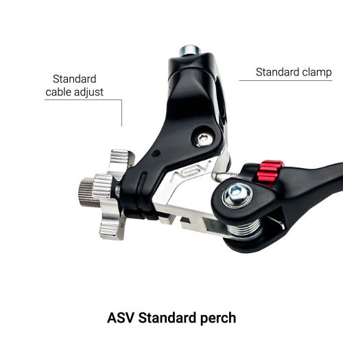 ASV F4 Series Clutch and Brake Lever Pair Pack w/ Perch (for Yamaha) # BCF40106YSX