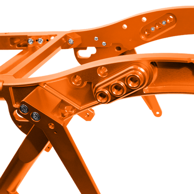 Brock's Performance Vity's Performance Rear Subframe Orange Road Glide (14-24), Street Glide (14-24), Road King (14-24)