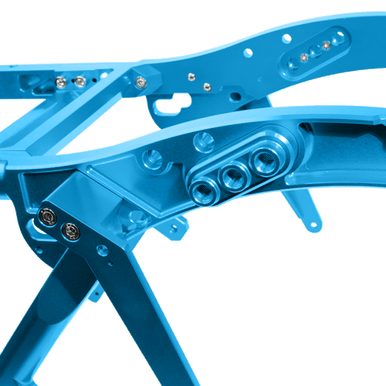 Brock's Performance Vity's Performance Rear Subframe Sky Blue Road Glide (14-24), Street Glide (14-24), Road King (14-24)