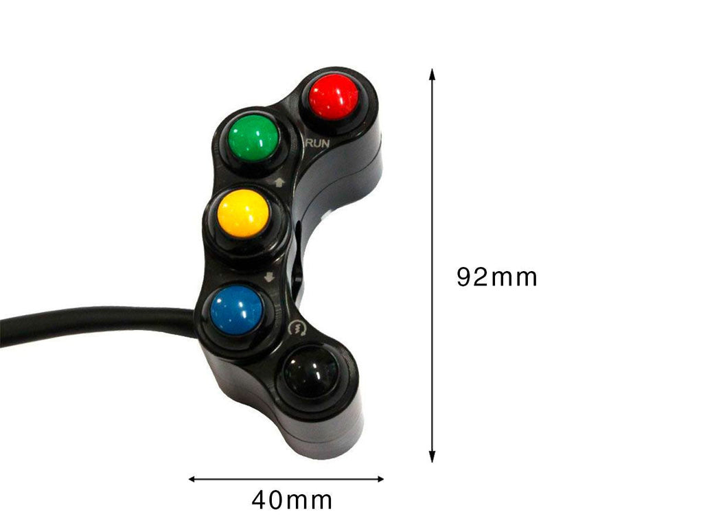 WRS 5 Button Left Racing Switch Suzuki GSX-R 1000 2017-2021