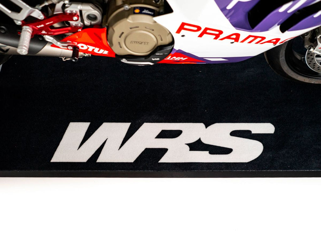 WRS Original WRS Rectangular Motorcycle Carpet With Logo And Italian Flag