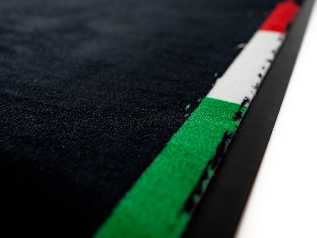 WRS Original WRS Rectangular Motorcycle Carpet With Italian Flag